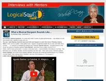 Tablet Screenshot of logicalsoultalk.com